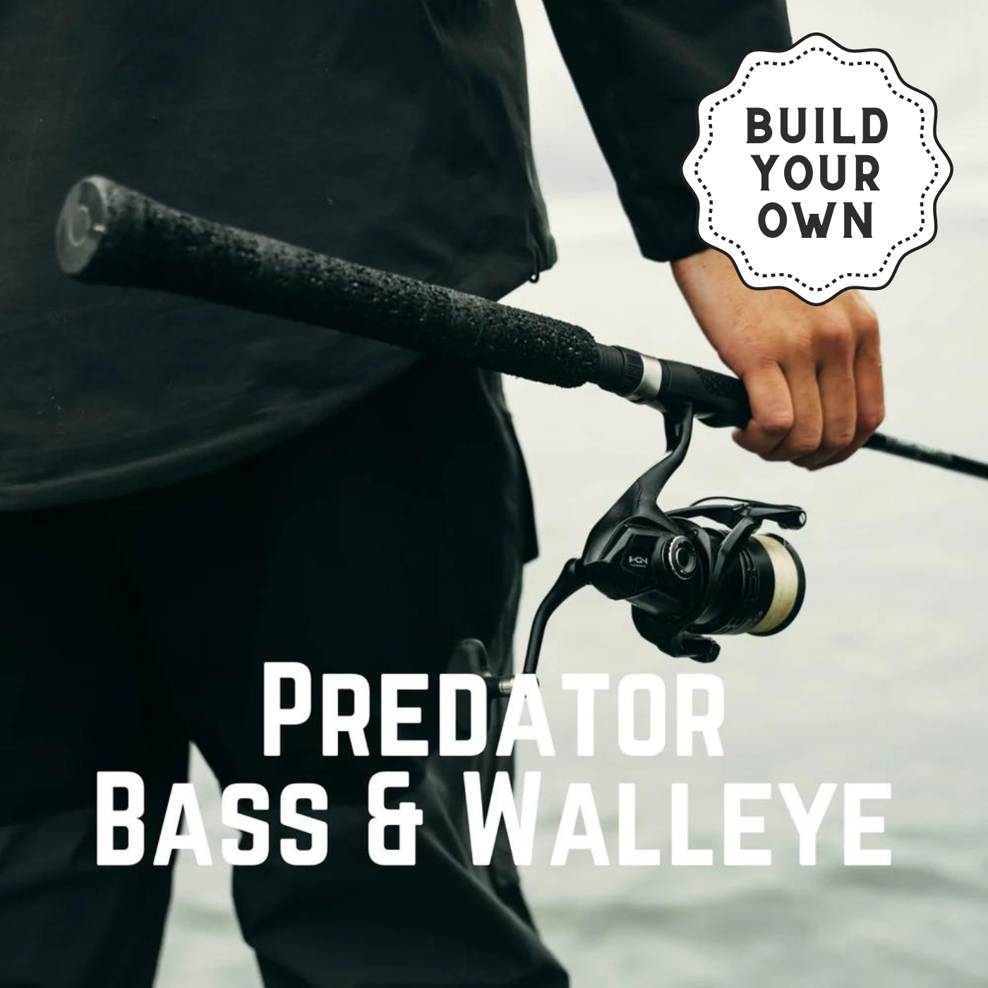 6 Rod and Reel Bass Fishing System