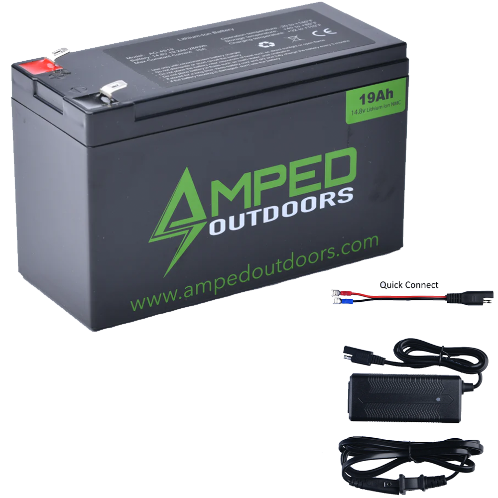 Amped Outdoors (LiFePO4) 100Ah 12v Lithium Battery - Battery Only