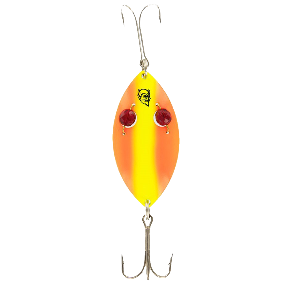 Eppinger Huskie Junior 2oz Spoon | Pike & Musky Lures Fire Tiger