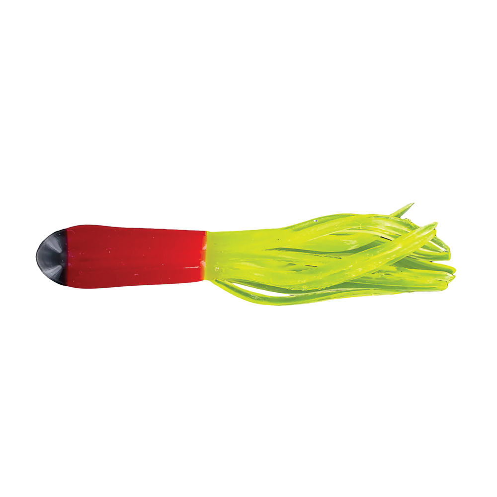 Big Bite Baits 1.5 Crappie Tube Black/Red/Chartreuse