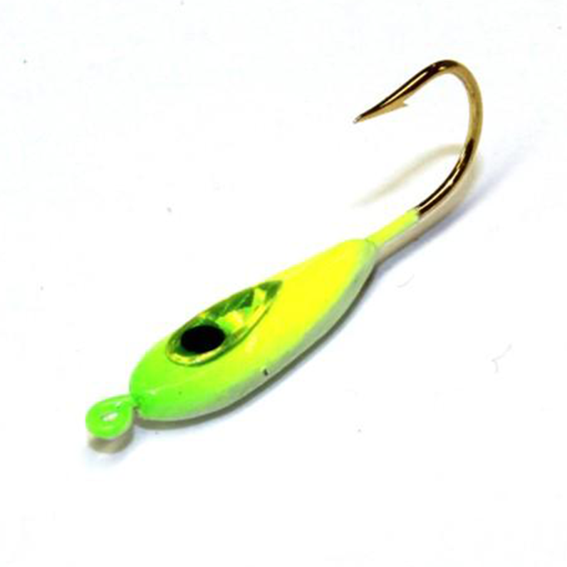 JB Lures Big Max Ice Lure - Chartreuse/Green Glow
