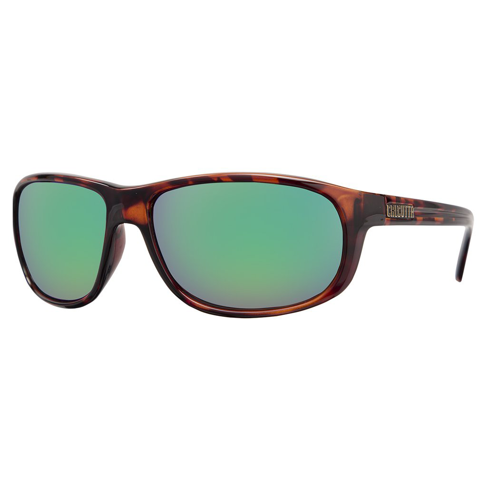 Fishing Sunglasses | Polarized Lenses | Calcutta Outdoors Shiny Tortoise/Blue Mirror