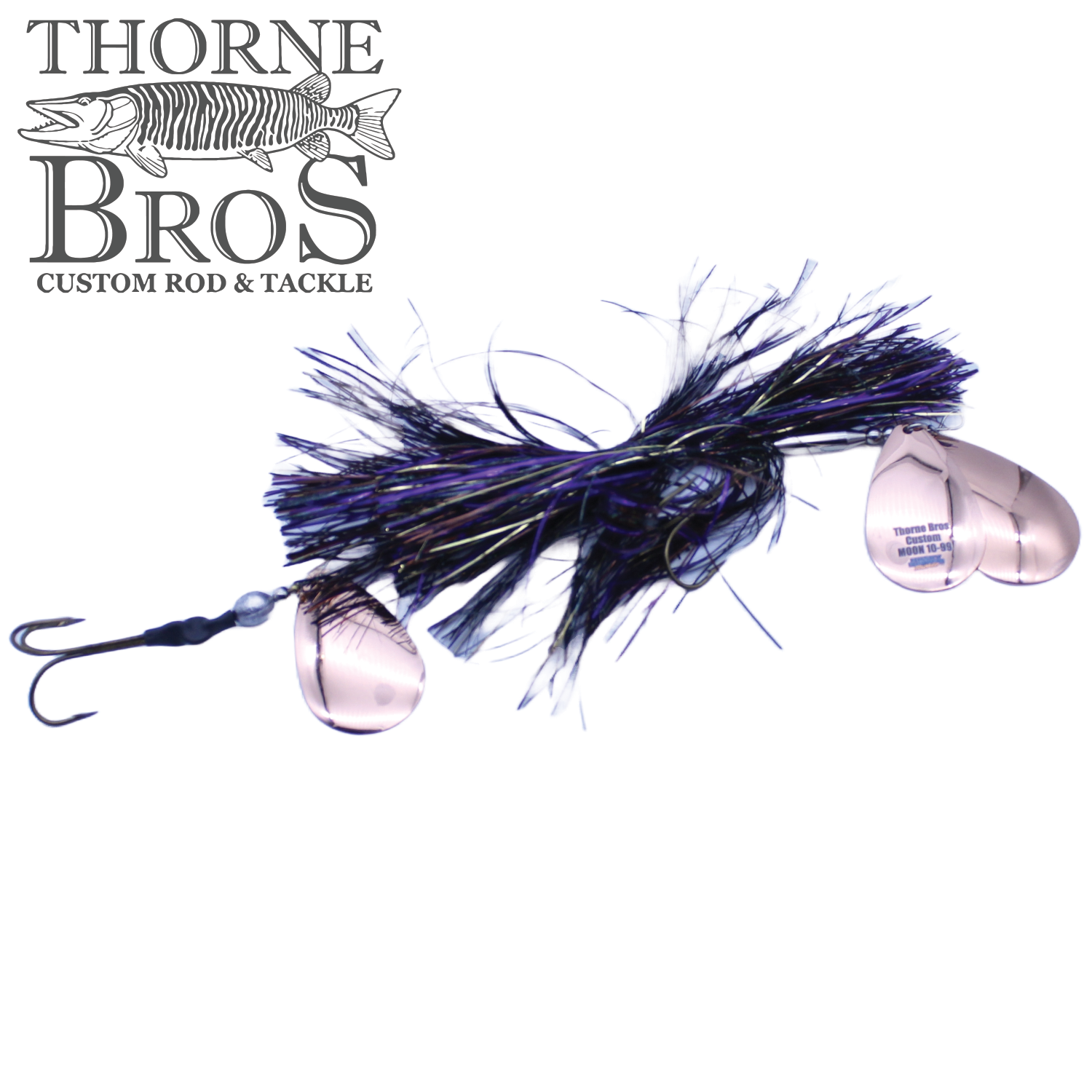 Musky Mayhem Moon TB Custom 1099 Bucktail