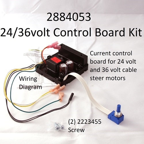 CTRL BRD/SCREW ASSY MAX 24/36V 2884053