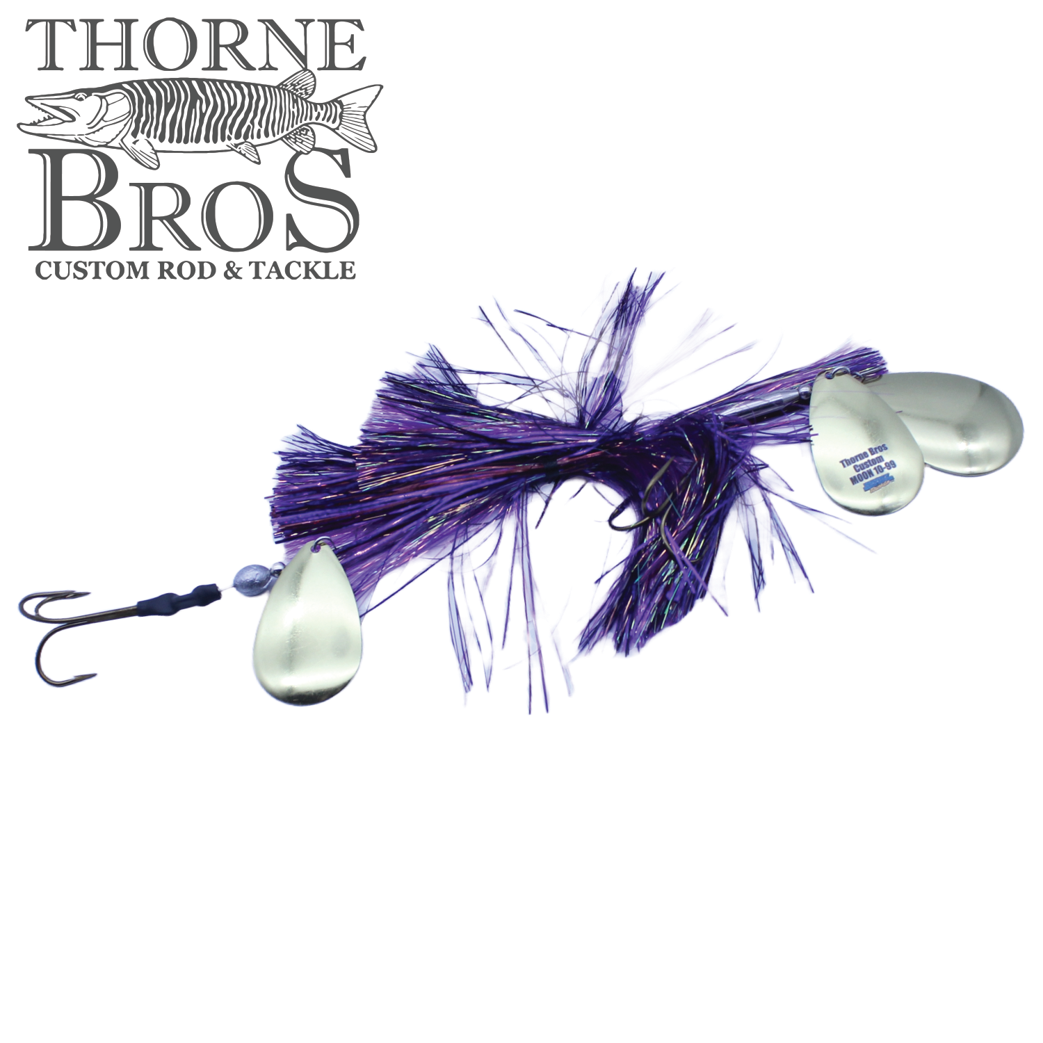 Musky Mayhem Moon TB Custom 1099 Bucktail