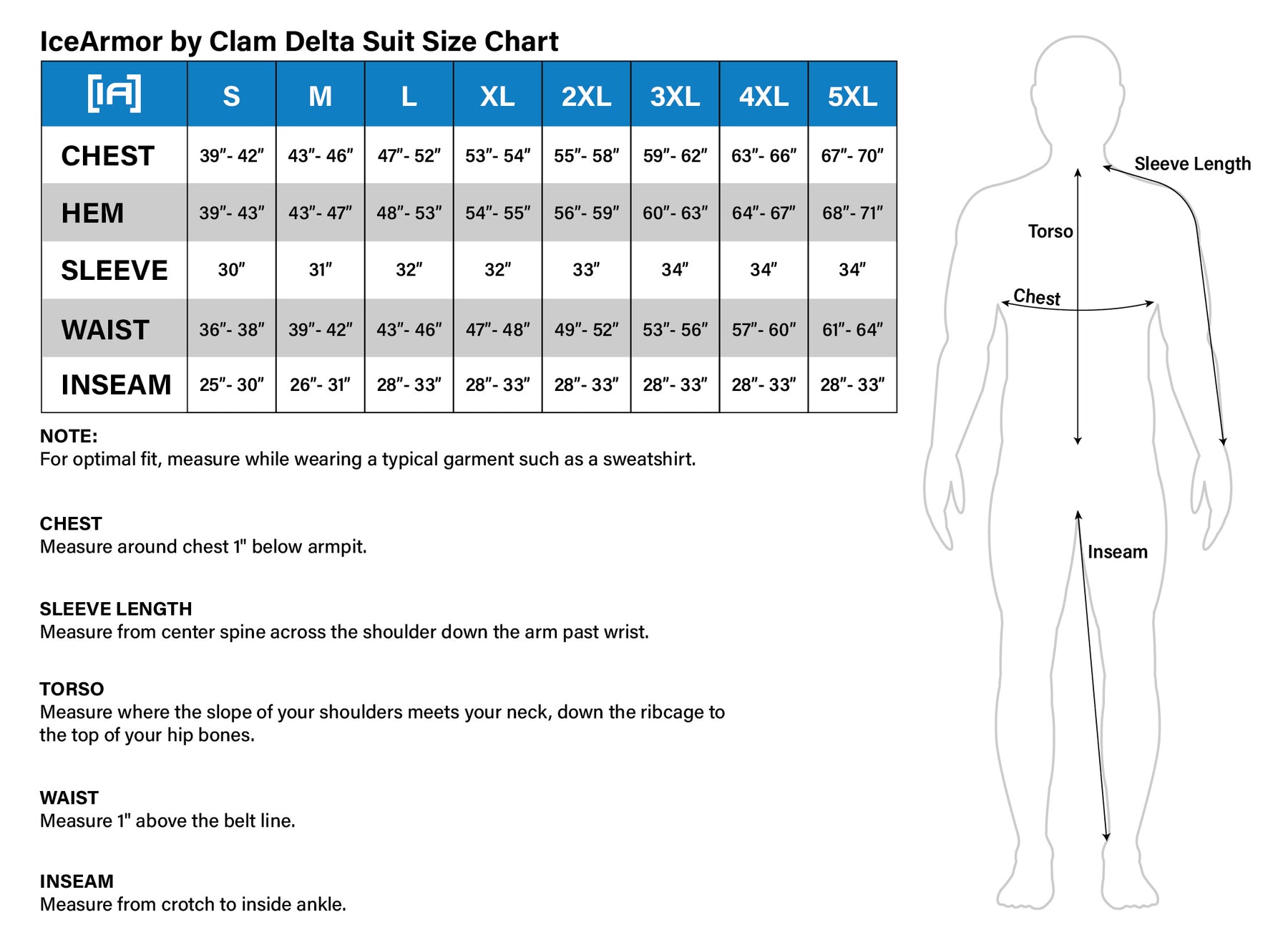 Clam Ice Armor Delta Float Bib