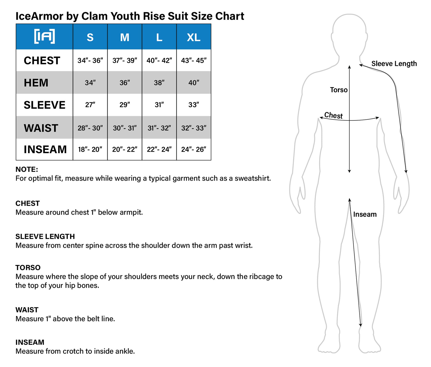 Clam Ice Armor Youth Rise Float Bib