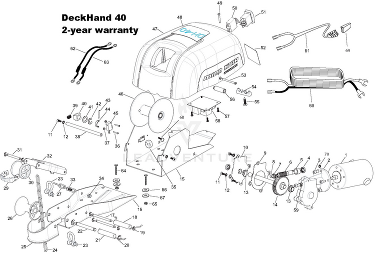 Minn Kota WASHER-LOCK-STAR #10 EXT.TOOTH  P/N: 2261718