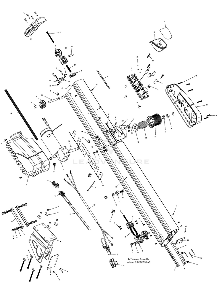 Minn Kota EXTRUSION 12' SLVR RPLCMNT KIT P/N: 2778079