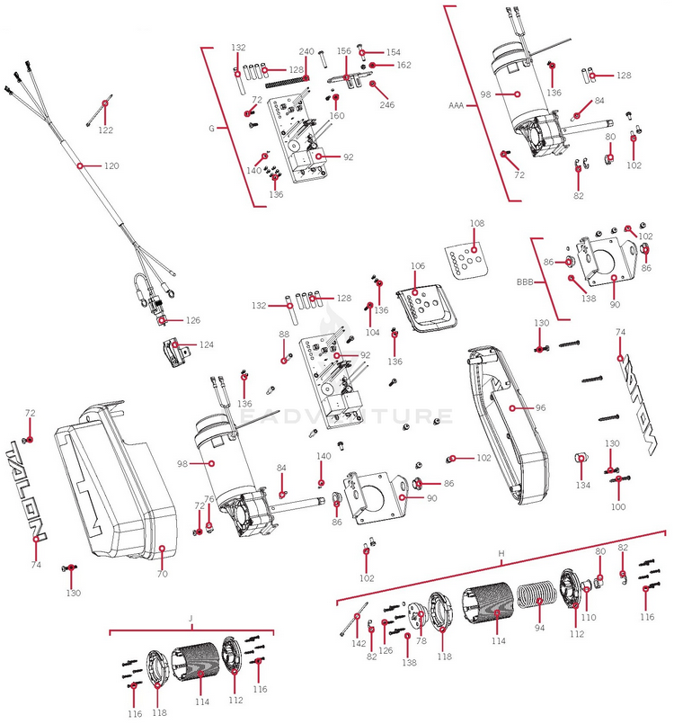 Minn Kota WRAP DRUM REPLACEMNT KIT BT(~) P/N:2777921