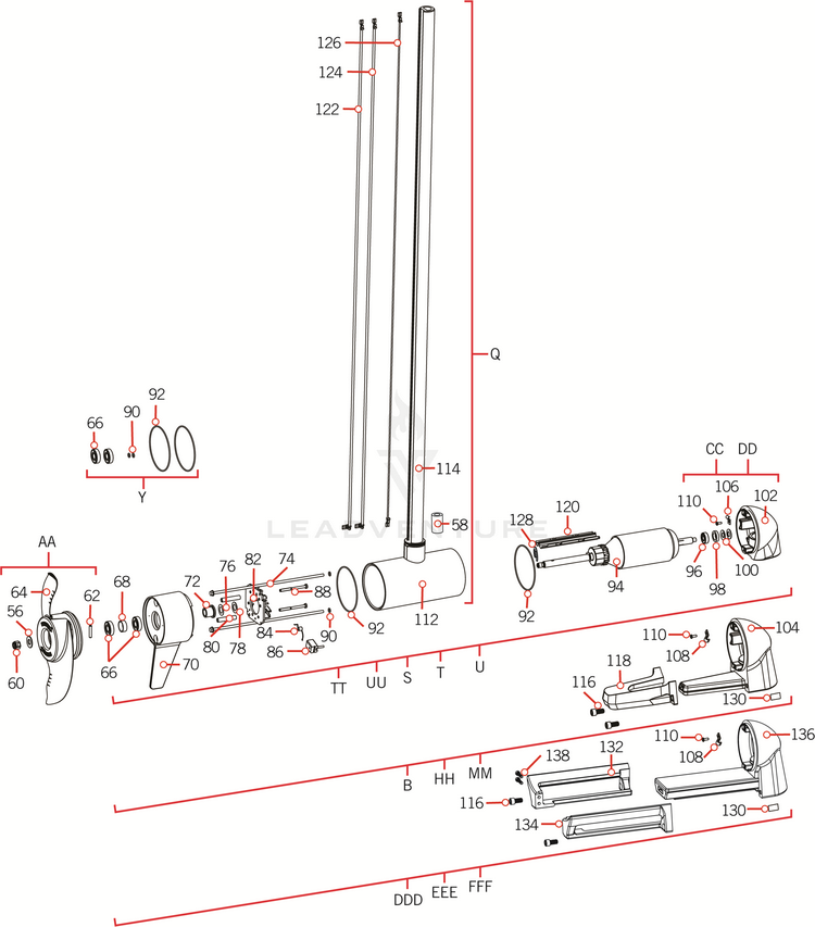 Minn Kota SEAL & O-RING KIT | 80LB THRUST | 4 P/N: 2889460