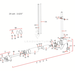 Minn Kota SCREW-#8-32 X 5/8 MACH PHCR SS P/N: 2303434