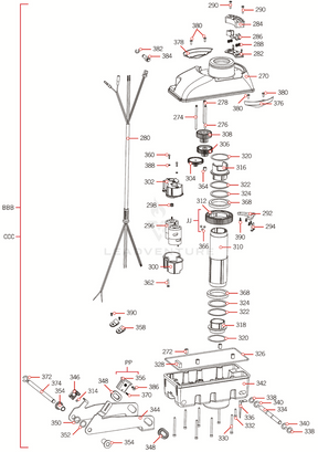 Minn Kota GEAR & PINION, DR.HSG, STAGE 2 P/N: 2322210