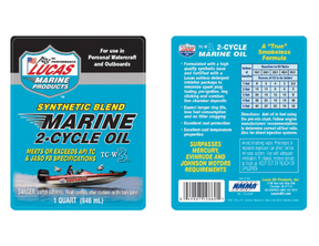 Lucas Synthetic 2-Cylcle Marine Oil