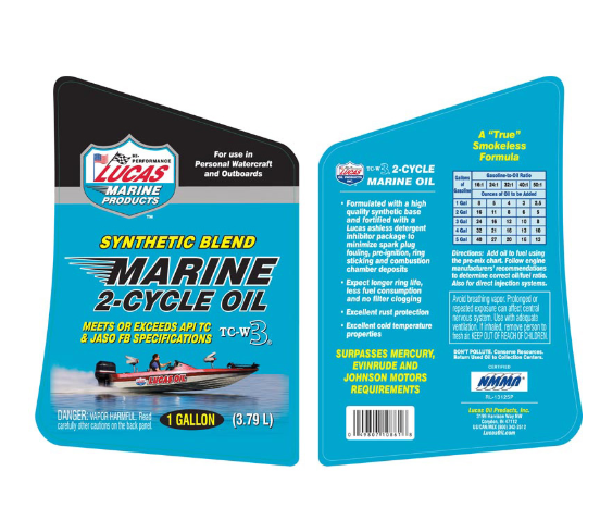 Lucas Synthetic 2-Cylcle Marine Oil