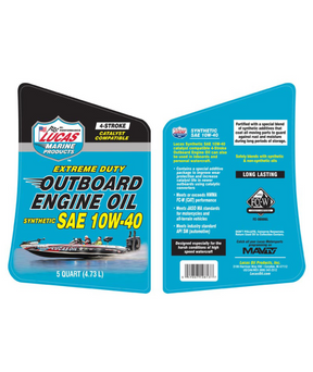 Lucas Outboard Engine Oil Synthetic SAE 10W-40