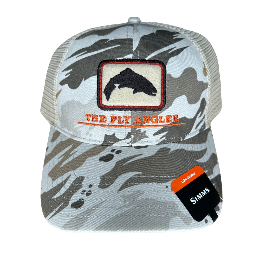 Simms Fly Angler Logo Icon Trucker Hat