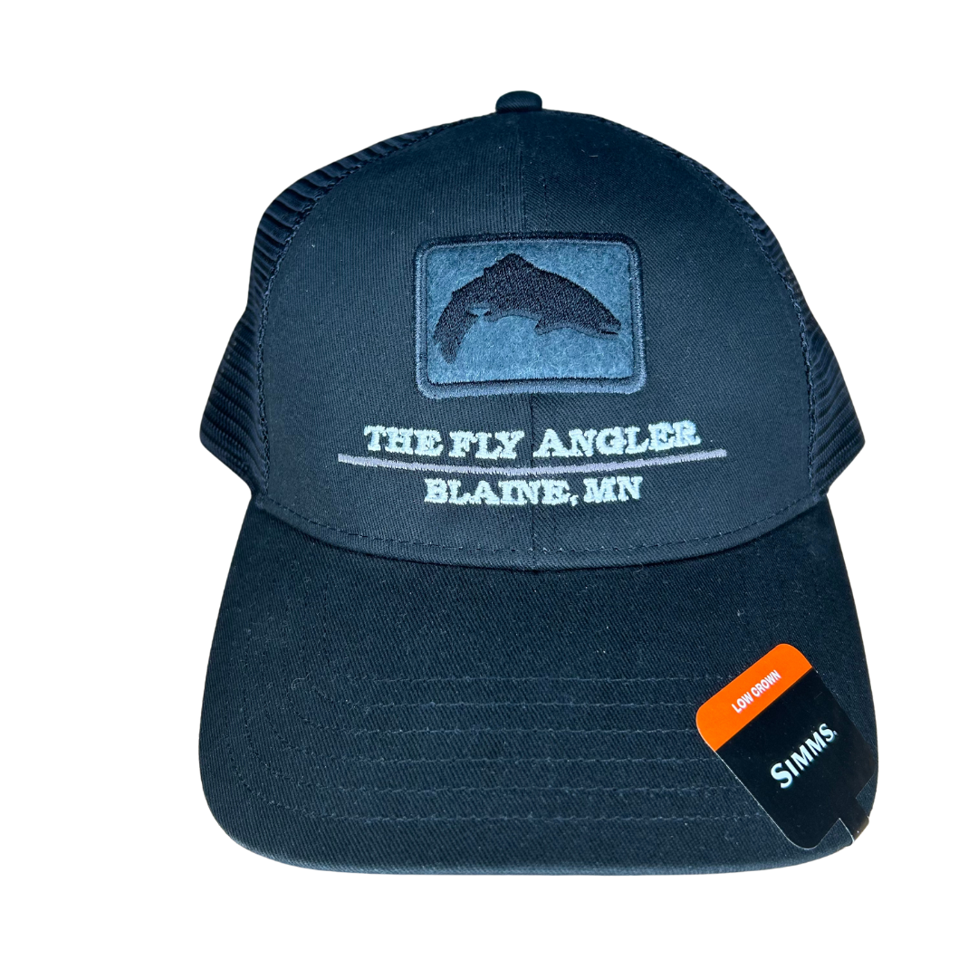 Simms Fly Angler Logo Icon Trucker Hat