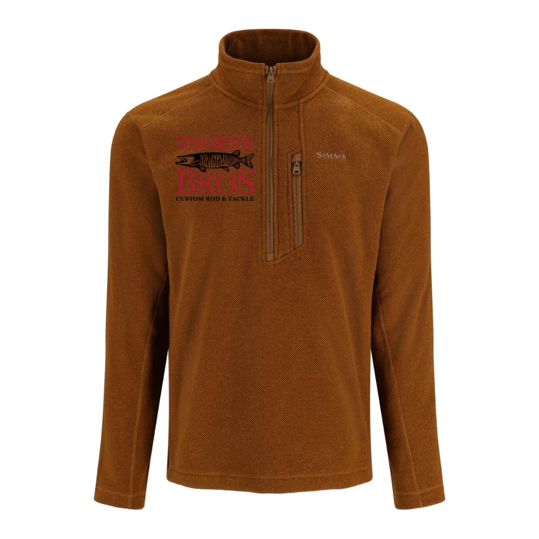 Simms Thorne Bros. Logo Rivershed-Half Zip