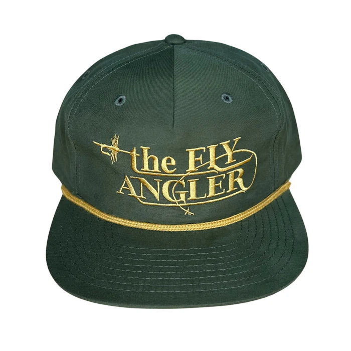 The Fly Angler Logo Richardson Umpqua Loden W/Gold Rope