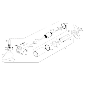 Minn Kota MTR ASY 12V 3.6 55# w/PROP KIT P/N: 2887090