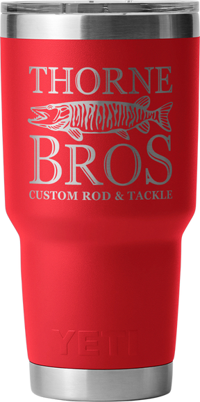 Yeti Thorne Bros. Logo Rambler 30oz. Tumbler - w/ MagSlider Lid