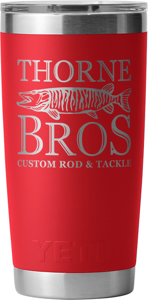 Yeti Thorne Bros. Logo Rambler 20oz. Tumbler - w/ MagSlider Lid