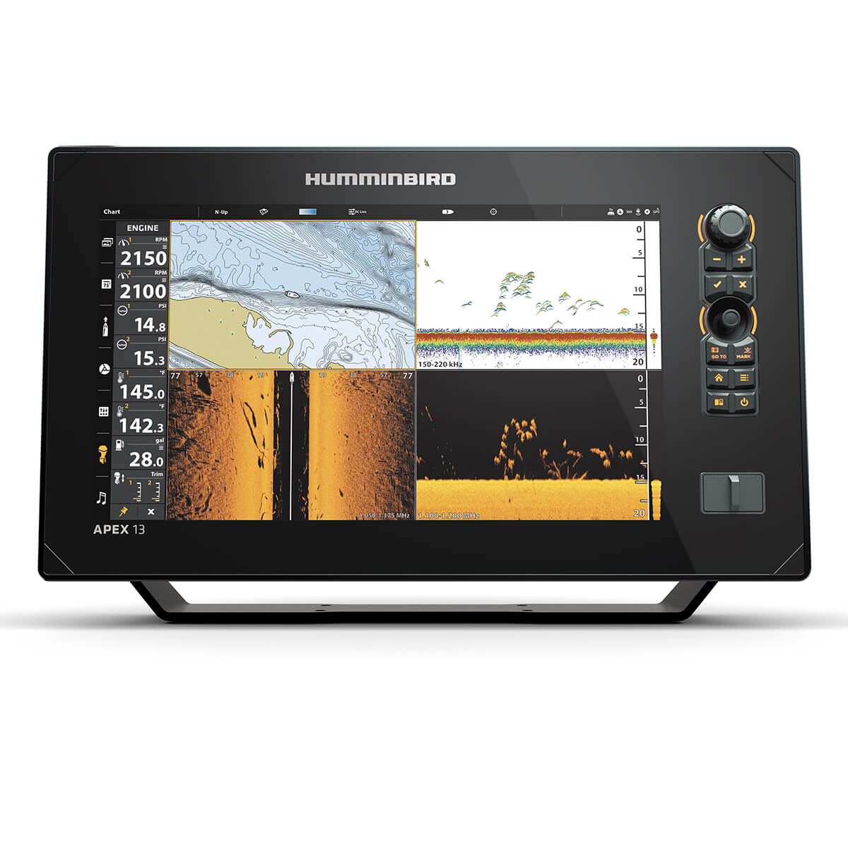 Humminbird APEX 13 MSI+ CHARTPLOTTER CHO 411470-1CHO