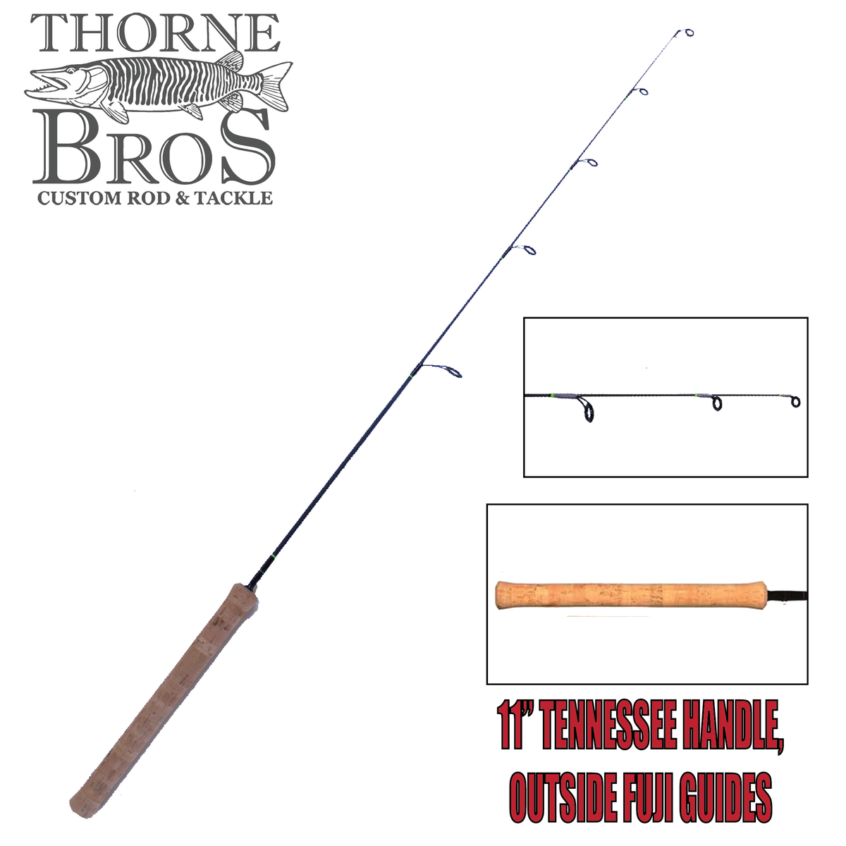 Thorne Brothers Custom Ice Rod - Professional Glass Options