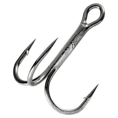 Mustad Classic Triple Grip Treble Hook with Extra Short Shank (Pack of 10),  Nickel, 2, Hooks -  Canada