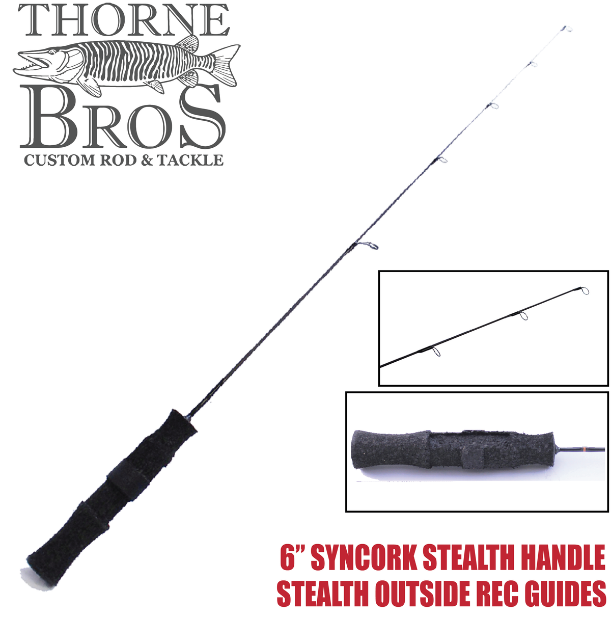 Thorne Brothers Custom Ice Rod - Power Noodle Options