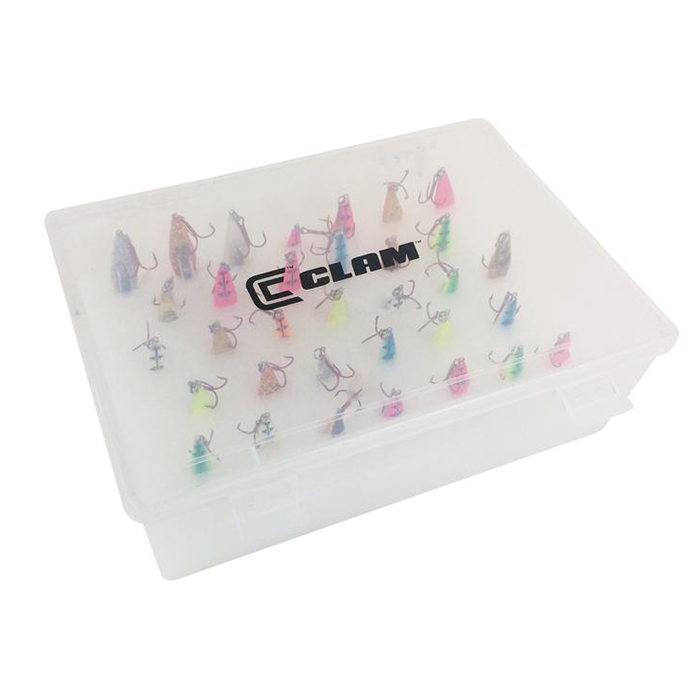  Vexan Ice Fishing Jig Box with Foam Insert for Bluegills,  Crappie, Jumbo Perch, Pike, Walleye, and More, Small - 90 Jig Spaces :  Sports & Outdoors