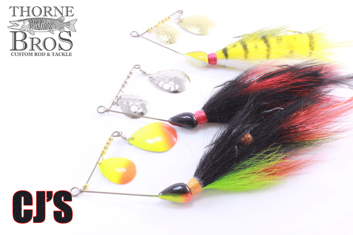Best Musky Spinnerbait Lure - Bigtooth Tackle Straight-Wire 
