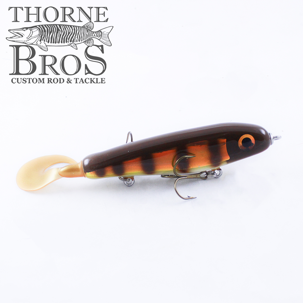 7.5 Phantom Walleye Wood Glide Bait Jerk Bait Musky Lure